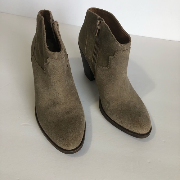 Lucky Brand Boots Tan Suede Size: 6.5M /36.5 - Picture 3 of 14